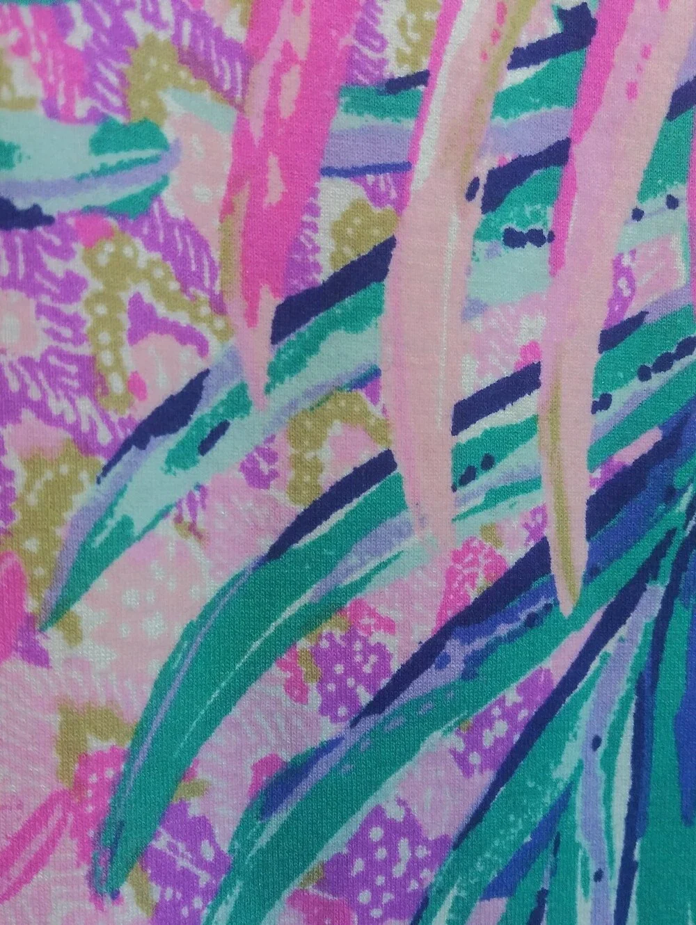 Lilly Pulitzer Girls Sophie UPF 50+ Long Sleeve Dress Gypset Paradise Sz L 8-10